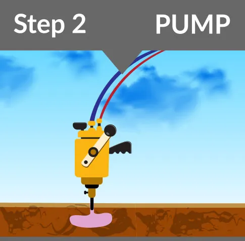 Concrete cracks and sinking Aubrey Texas