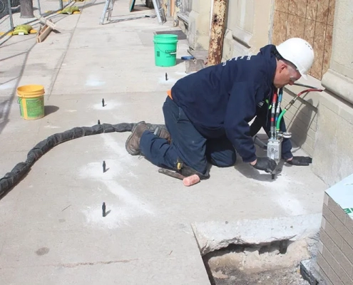 Driveway leveling in Aubrey TX