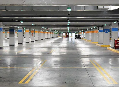 Parking lot driveway leveling