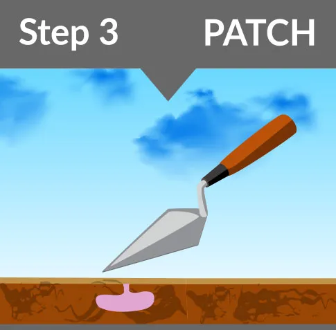 Sunken patio repair Dallas Texas