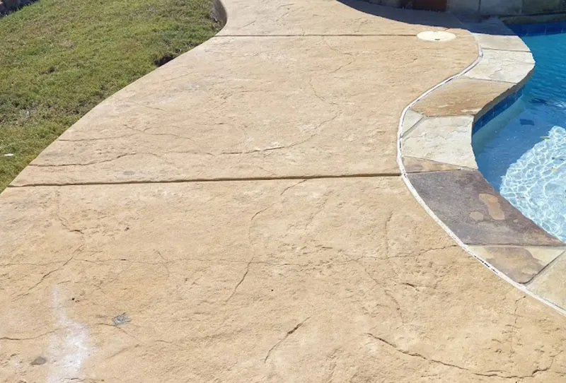 Pool Deck Leveling in Aubrey Texas