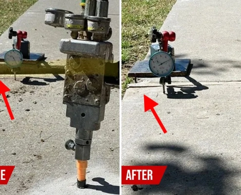 Sidewalk Leveling Near Dallas Tx