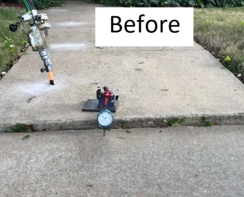 Sinking Concrete Leveling in Irving Tx Before Sinking Concrete Leveling in Irving Tx Before