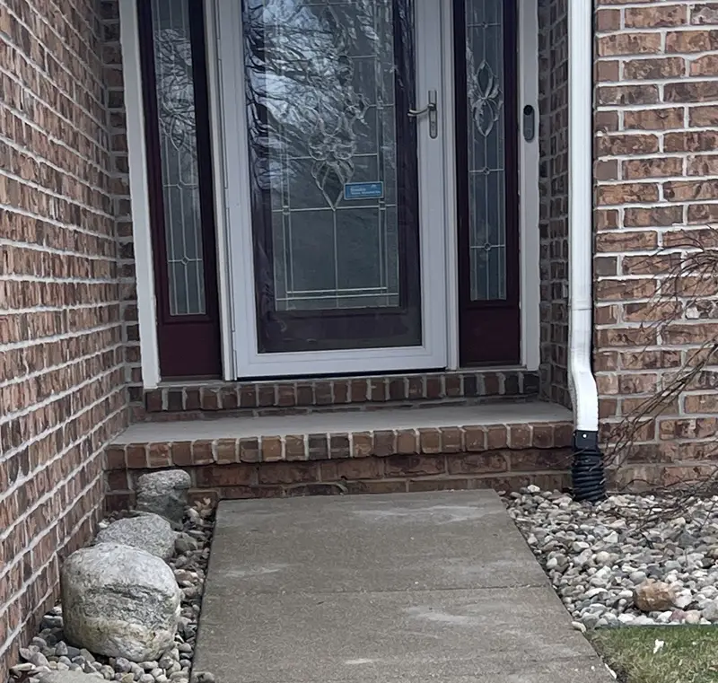 Front walkway leveling Whitesboro TX Front walkway leveling Whitesboro TX