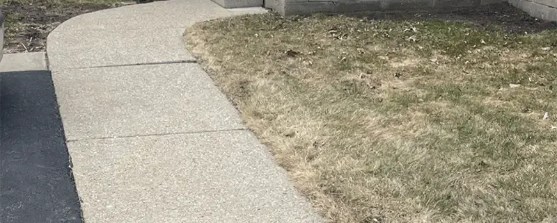 Walkway trip hazard repair Prosper TX