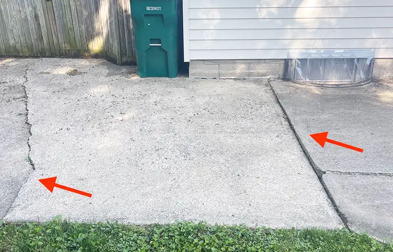 Driveway lifting to Improve Drainage in Whitewright, TX